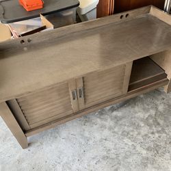 storage cabinet with seating bench