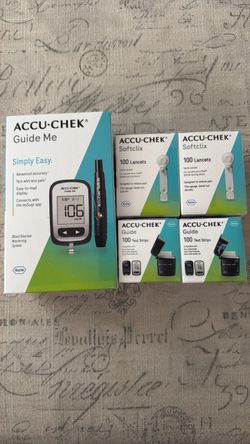 Accu-Chek Guide Me Bundle with Lancets and Test Strips