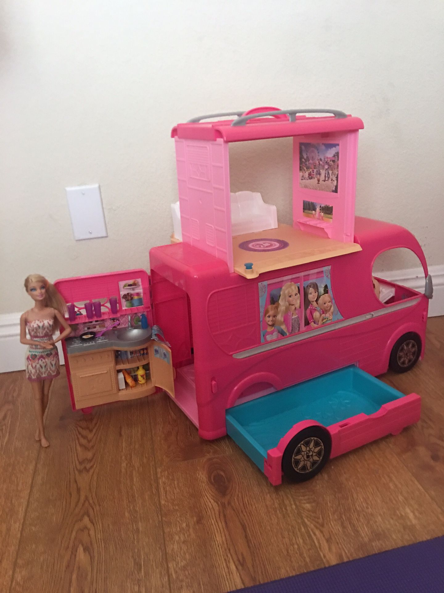 Barbie camper, car and boat!
