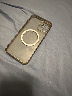 iPhone 12 Clear Blue Case