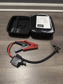 Portable Car Jump Starter, 4000A Car Battery Jump Starter with 150PSI Tire Inflator, 12V Car Battery Jump Starter, 15000mAh Power Bank, with LED Light