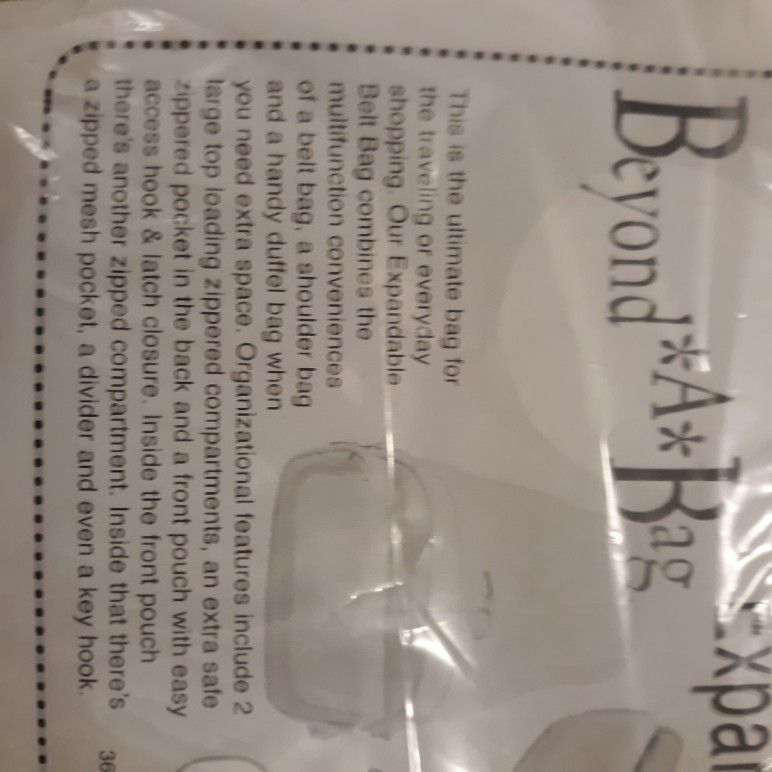 Beyond A Bag New