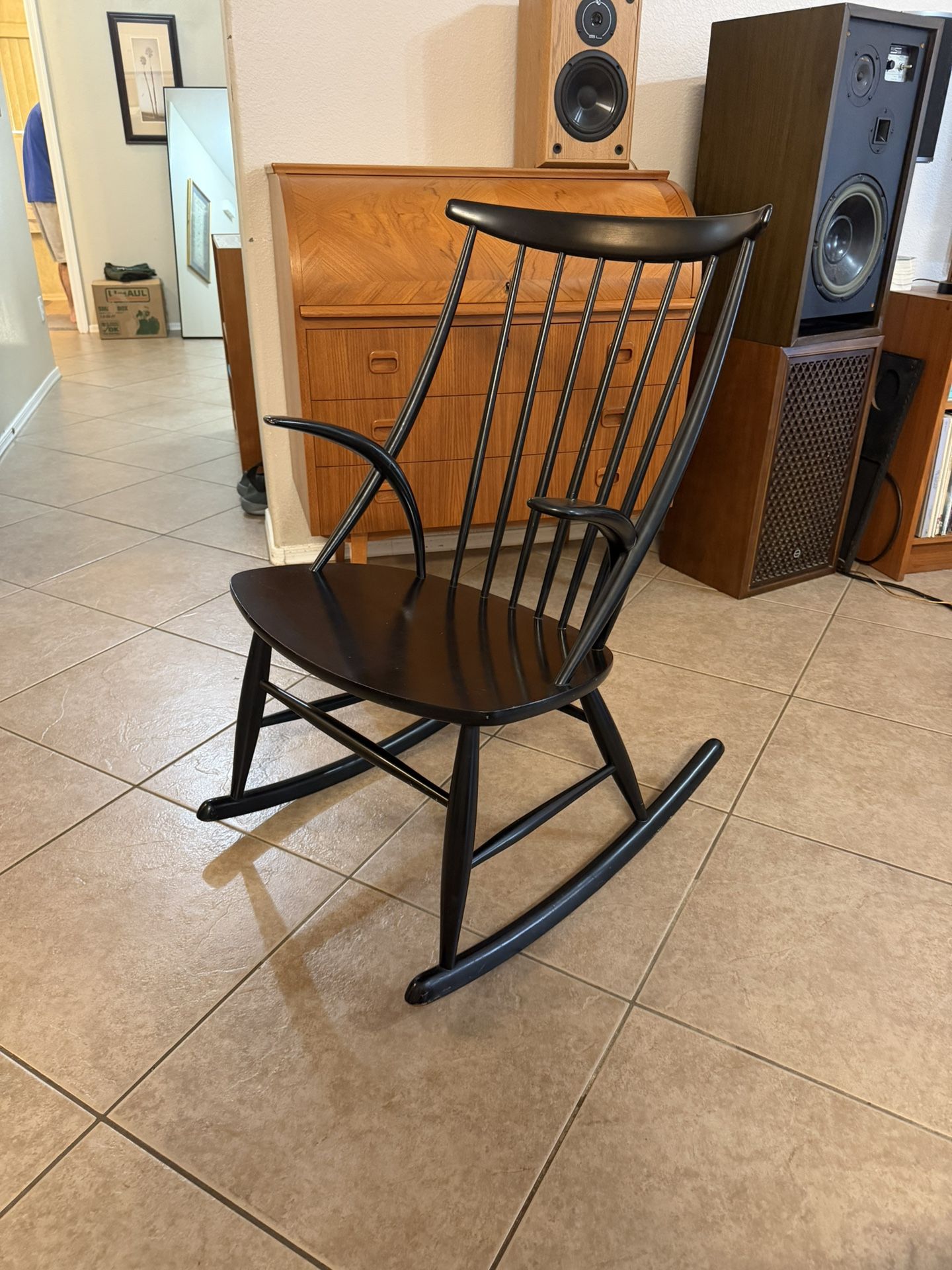 Danish modern rocking chair