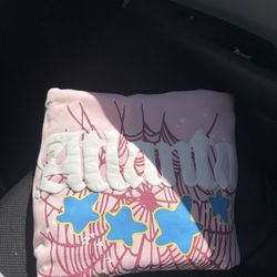 Pink spider atlanta hoodie 