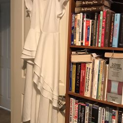 Long White Large Dress New