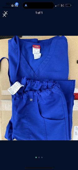 Blue Dickies Scrubs 
