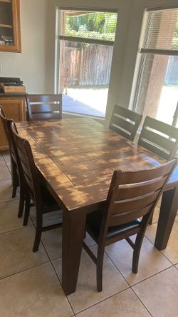 Table and chairs