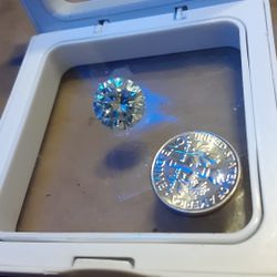 Diamond Blue White Colorful 5.20 Ct