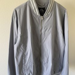 Men’s Grey Windbreaker  Bomber Jacket  