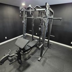 Smith Machine 2001 | Multi-Use Adj Bench | Gym Equipment | Fitness | Squat Rack | Excercise |🔴WEIGHTS AND BARBELL SOLD SEPARATELY 🔴 FREE DELIVERY 🚚