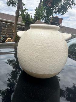 Studio McGee x Threshold Round Speckled Stoneware Vase