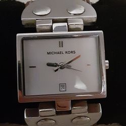 Michael Kors Watch Mk4056 Brown Leather New Battery 6-23