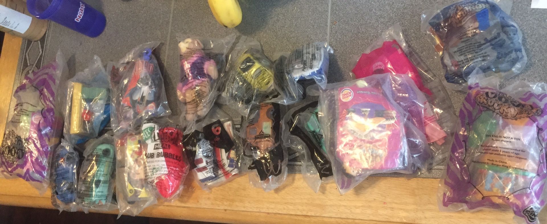 McDonald's and bk collectibles toys unopened