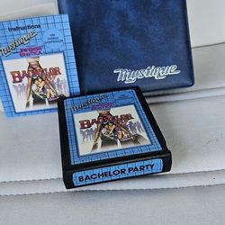 Vintage Game Bachelor Party Atari 2600 W Book And Case Hong Kong 1982s Mystique