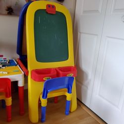 Kid Learning Fun Chalk Board and White Board...
