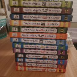 Diary of a wimpy kid hardback books