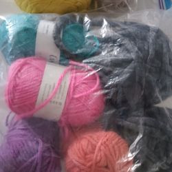Yarn Rolls Different Colors