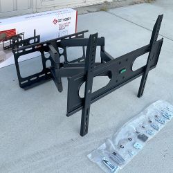 New In Box $39 Large TV Wall Mount for 37-75 Inches, Full Motion Swivel Tilt VESA 600x400mm, Max 110 lbs