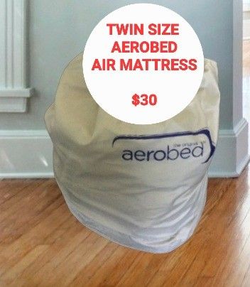 AeroBed TWIN SIZE Air Mattress (Pump Sold Separately)