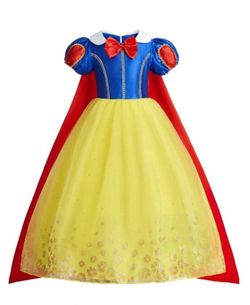 New child size 11/12 Snow White Princess Costume Dress with Cape