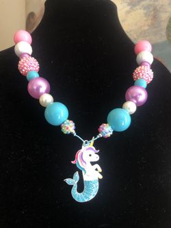 Bubblegum bead necklaces