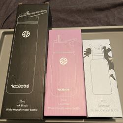 3 Brand New Water Bottles 