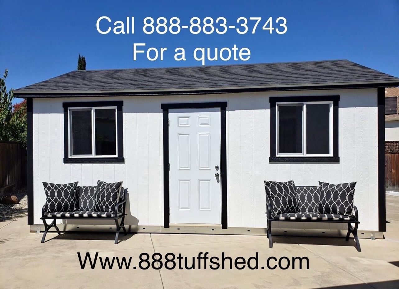 New Tuff Sheds And Garages Available With Payments As Low As $45 A Month