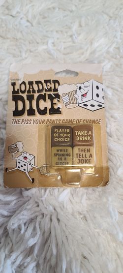 IParty Hard Loaded Dice Game Piss your Pants Game Of Chance (New )