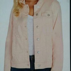 NEW with tags high quality brand Buffalo David women's stretch jeans jacket size XXL blush color great gift for someone  $20 pick up only 