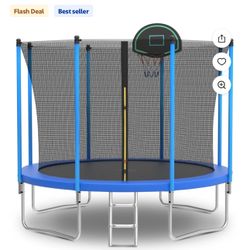 Segmart 10’ Kids Trampoline