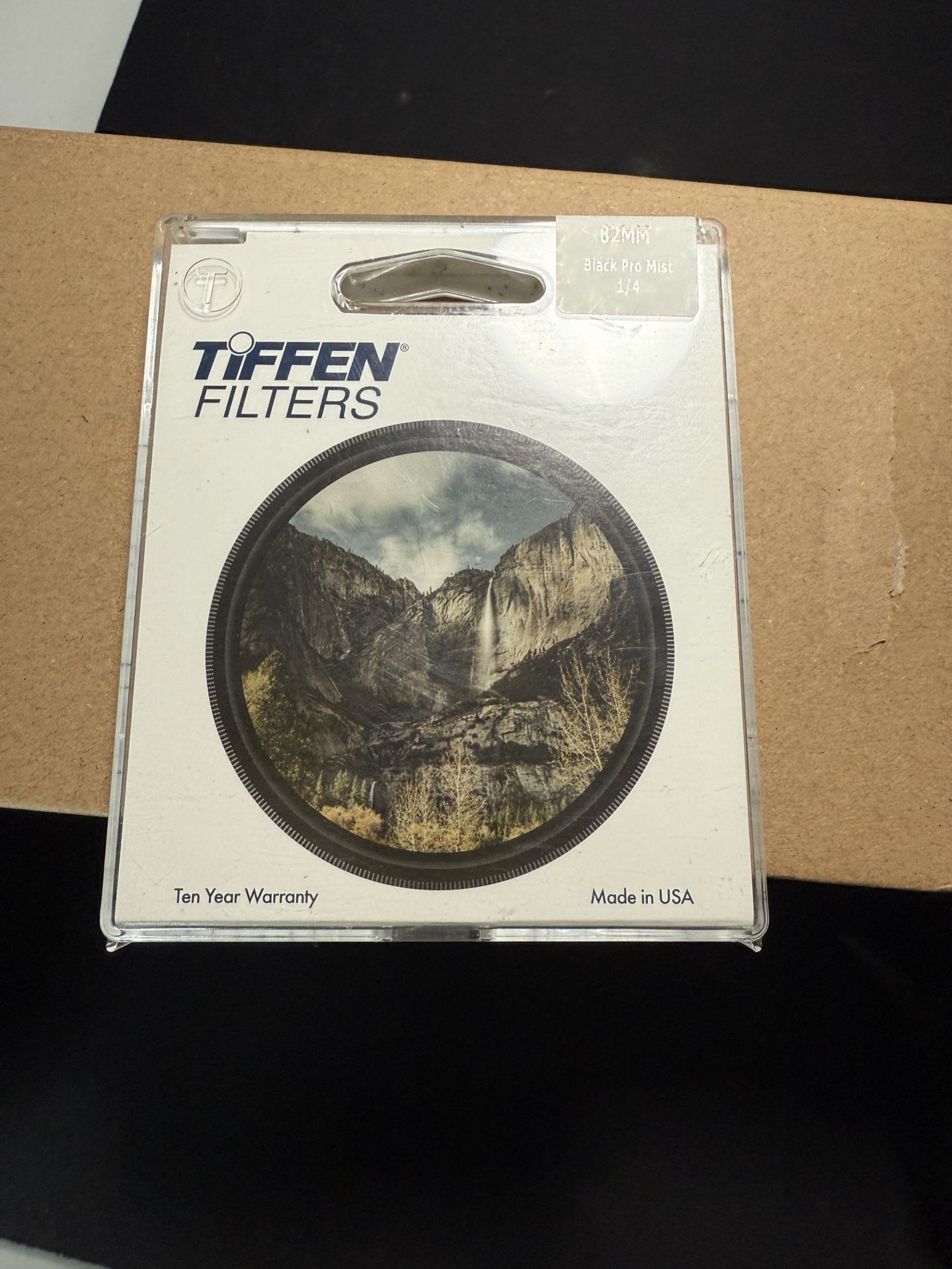 Tiffen 82mm Black Pro-Mist 1/4 Filter|Black Pro-Mist Filter|Ultra Slim|Cinematic Effect Camera for Portrait Photography/Video/Vlog - Made in USA