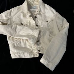 White Jean Jacket