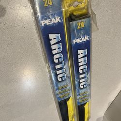 2 X PEAK 24” Arctic New Heavy duty all weather wiper blades 