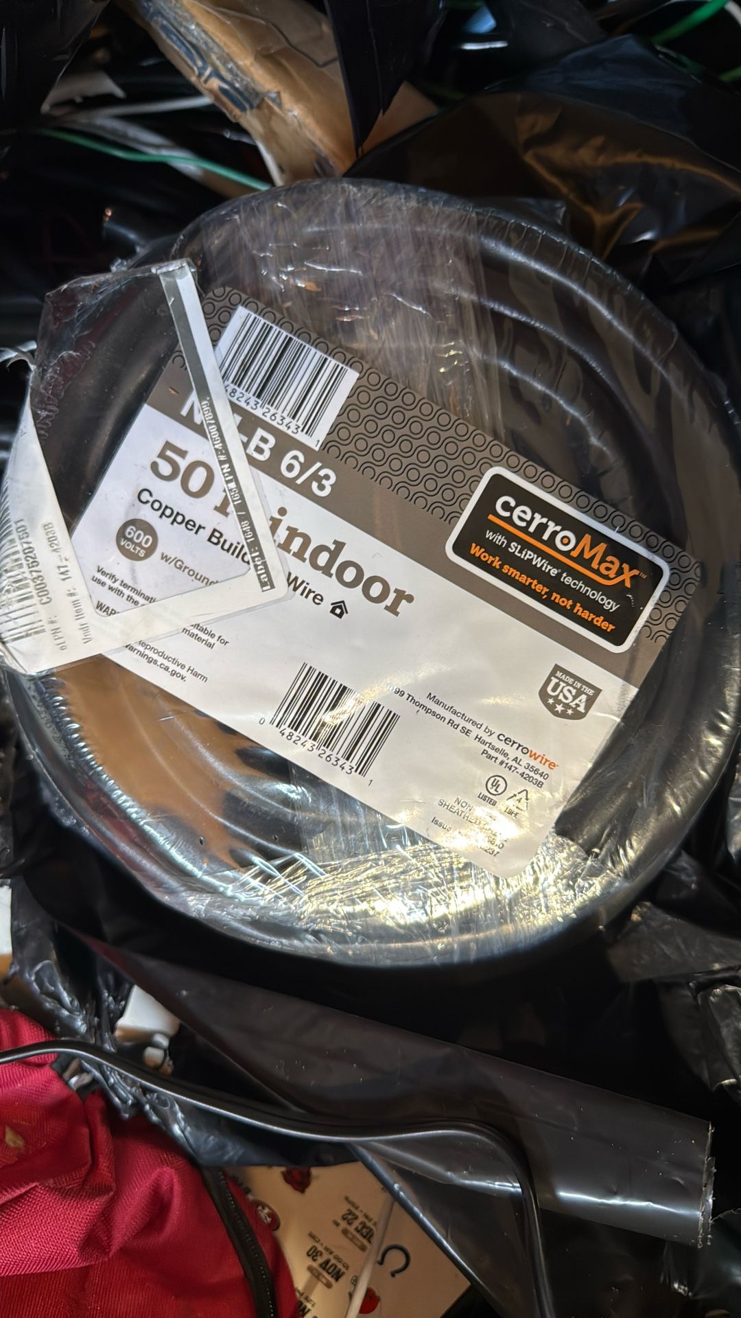 New 50’ 6/3 Copper 50 Amp Wire Car Charger