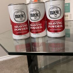 Extra strength shaving powder 