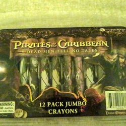 Disney Pirates Of The Caribbean Jumbo Crayons
