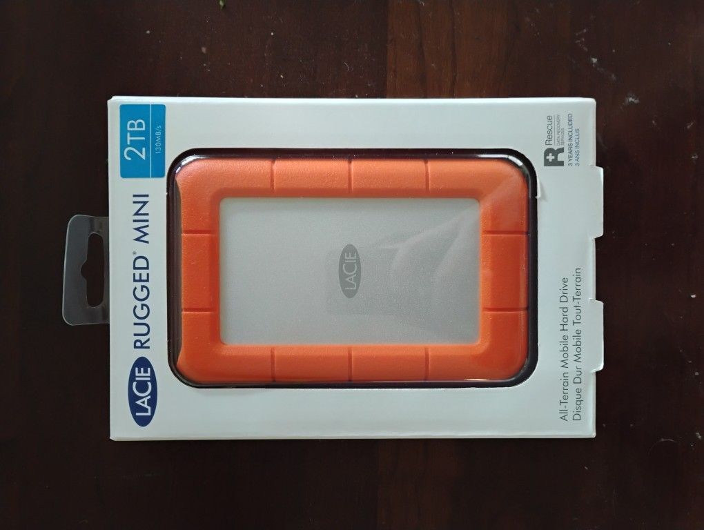 LACIE 2TB External Hard Drive 