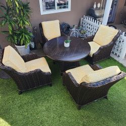 High End End Patio Set/ Outdoor Furniture Dining Table And Chairs 