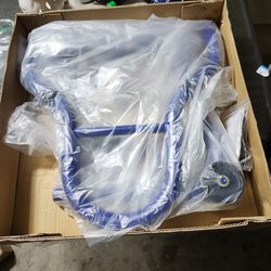 Jack Boss motorcycle stand 500l lb capacity blue