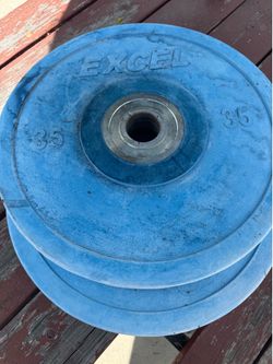 Olympic Rubber weights  35lbs