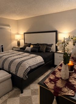 Modern stylish bedroom set