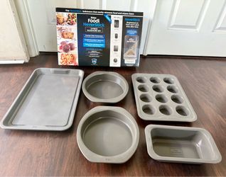 Ninja Foodi Never Stick 5 Pc Bakeware Set Nonstick Oven Safe Heavy Duty Pans New