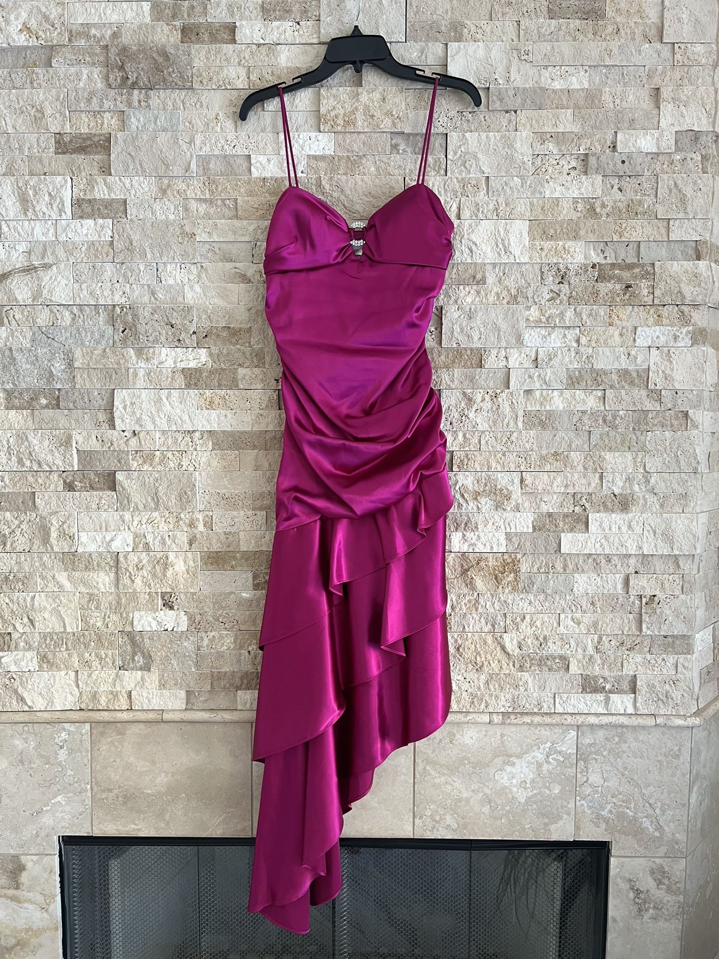 Blonde Nites Fuscia Formal - Junior Size 7