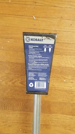 Heavy duty floor scrapper
