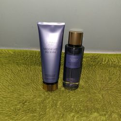 Victoria Secret Lotion 8oz/ Mist 8.4oz Midnight Bloom