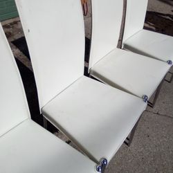  4 Leather Chairs