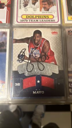 Oj mayo all star autograph card