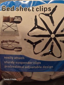 New Crisscross Bed Sheet Straps Adjustable Mattress Clips