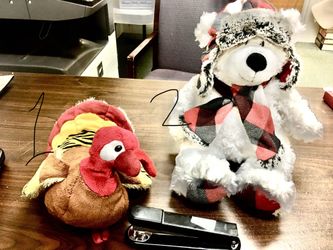Stuffed Animal-Thanksgiving And Christmas 
