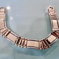 💎 Striking 38.5 Gram Men’s 14KT Two-Tone Bracelet